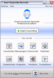 #1 Smart Keystroke Recorder screenshot